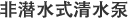 非潛水式清水泵